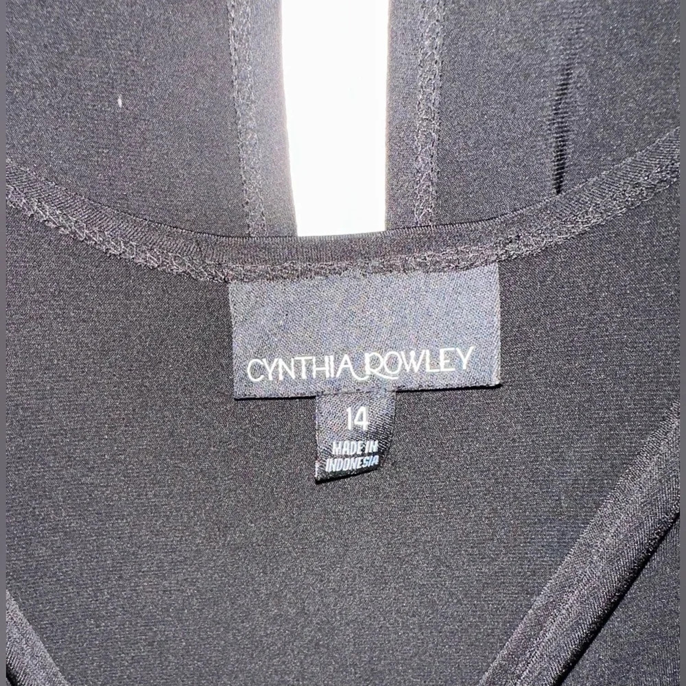 Cynthia Rowley Women’s Black sequence dress size 14 - Picture 5 of 9